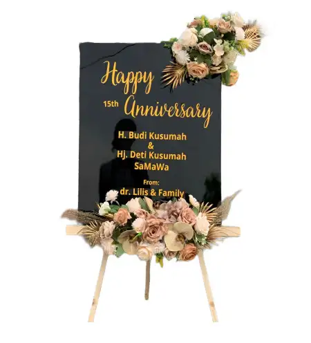 Papan Bunga Akrilik lawang malang