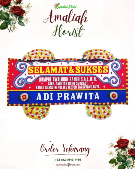 Papan Bunga Ucapan Selamat lawang malang