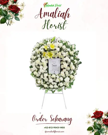 Krans Bunga Duka lawang malang